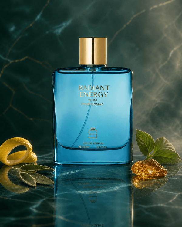 Stellaria Radiant Energy pour homme Eau de Parfum 100ml with lemon, sage, patchouli and amber